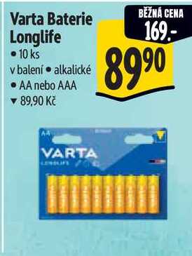 Varta Baterie Longlife, 10 ks