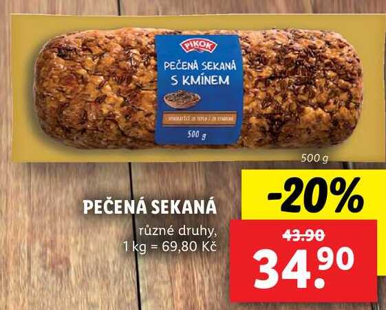 PEČENÁ SEKANÁ, 500 g