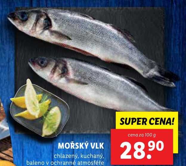MOŘSKÝ VLK, cena za 100 g