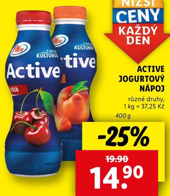 ACTIVE JOGURTOVÝ NÁPOJ, 400 g