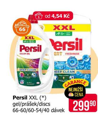 Persil gel na praní 66 dávek, vybrané druhy 