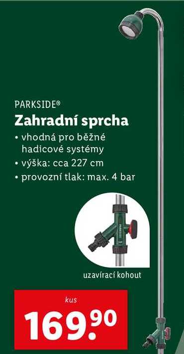 Zahradní sprcha 