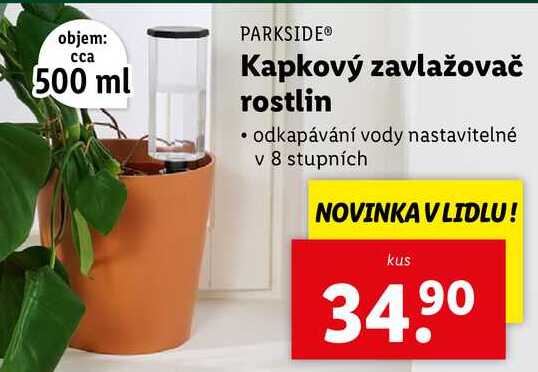 Kapkový zavlažovač rostlin