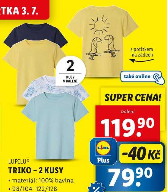 TRIKO - 2 KUSY