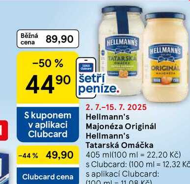 Hellmann's Tatarská Omáčka, 405 ml