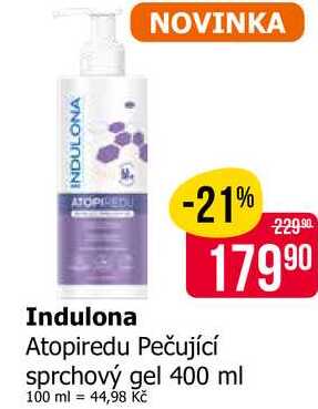 Indulona Atopiredu Pečující sprchový gel 400 ml 