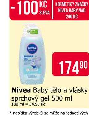 Nivea Baby tělo a vlásky sprchový gel 500 ml 