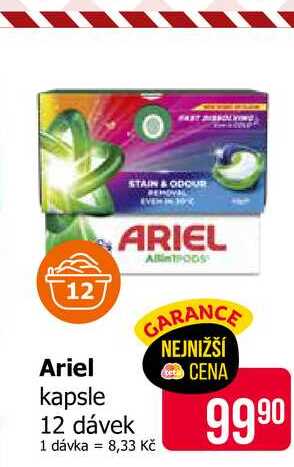 ARIEL kapsle 12 dávek 