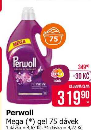 Perwoll gel 75 dávek 