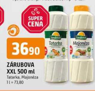 ZÁRUBOVA XXL 500 ml Tatarka, Majoneza 