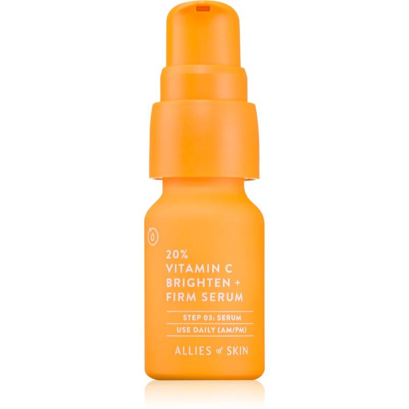 Allies of Skin Vitamin C zpevňující sérum pro rozjasnění pleti 8 ml