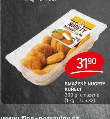 SMAŽENÉ NUGETY KUŘECÍ 300 g, chlazené 