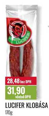 LUCIFER KLOBÁSA, 170 g 