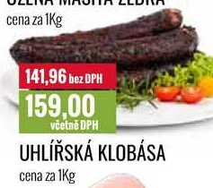 UHLÍŘSKÁ KLOBÁSA cena za 1Kg 