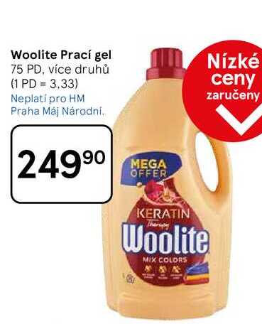 Woolite Prací gel, 75 PD, více druhů 