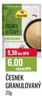ČESNEK GRANULOVANÝ 20g 