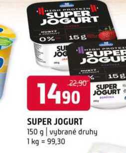 Super jogurt 150g vybrané druhy 