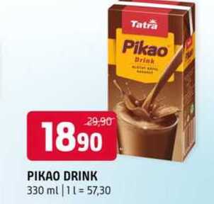 Pikao drink mléčný nápoj kakaový 330ml