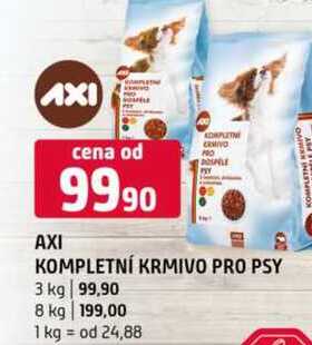 AXI kompletní krmivo pro psy 3kg