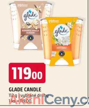 Glade candle 112 g vybrané druhy