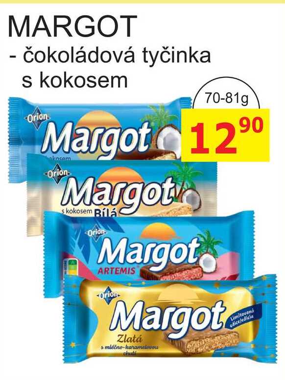 ORION Margot 70g, vybrané druhy