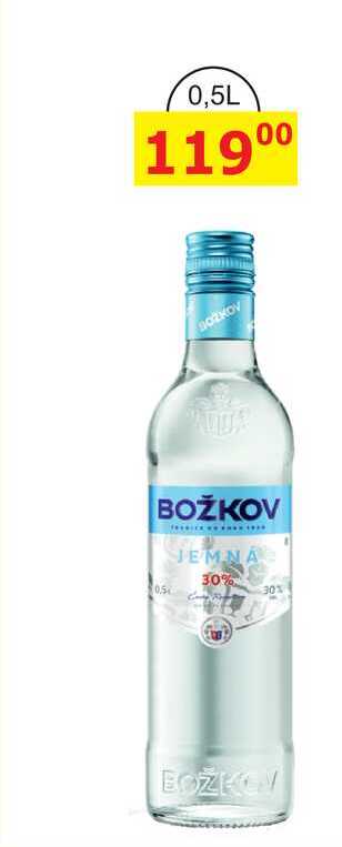 BOŽKOV JEMNÁ VODA 30% 0,5l