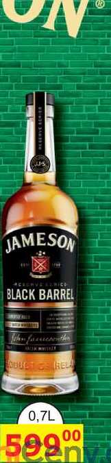 JAMESON BLACK BARREL 0,7L 