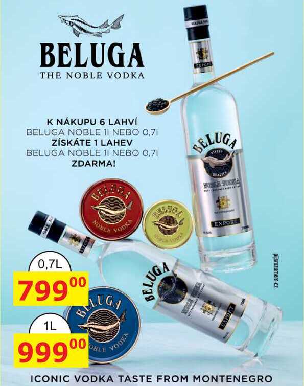 Beluga Noble Russian vodka 1l