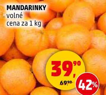 MANDARINKY, 1 kg