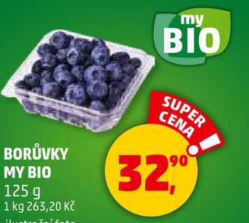 BORŮVKY MY BIO, 125 g  
