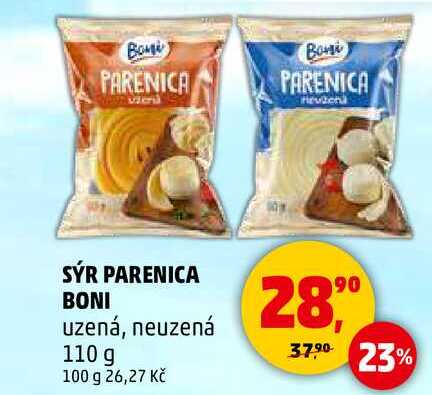 SÝR PARENICA BONI uzená, neuzená, 110 g 