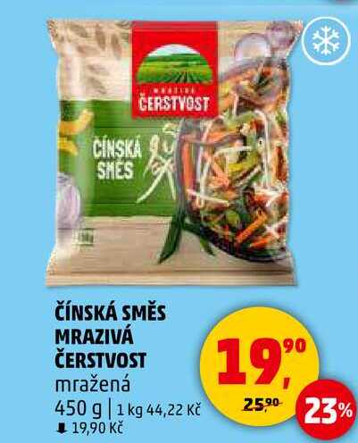 ČÍNSKÁ SMĚS MRAZIVÁ ČERSTVOST mražená, 450 g 
