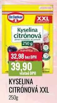 KYSELINA CITRÓNOVÁ XXL 250g 