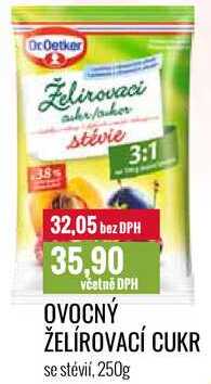 OVOCNÝ ŽELÍROVACÍ CUKR se stévií, 250g 