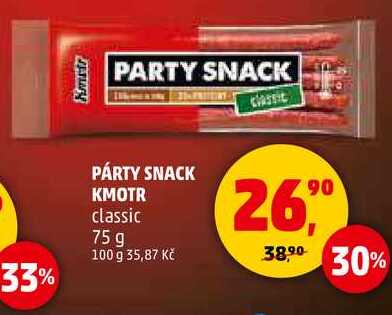 PÁRTY SNACK KMOTR Classic, 75 g 
