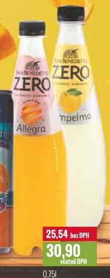 SAN BENEDETTO ZERO 0,75l