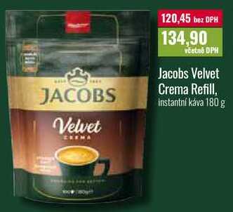 Jacobs Velvet Crema Refill 180 g 