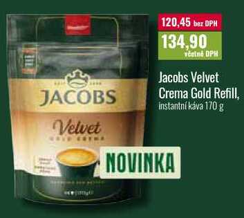 Jacobs Velvet Crema Gold Refill  170 g 