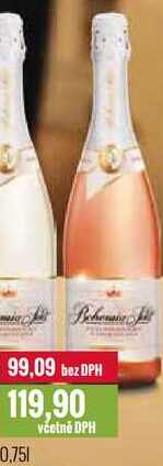 Bohemia Sekt nealkoholický rosé 0,75l