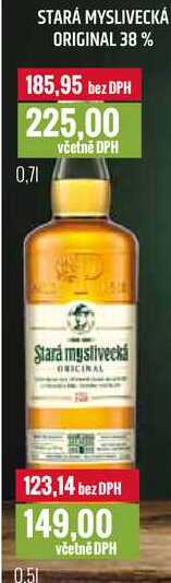 STARÁ MYSLIVECKÁ ORIGINAL 38% 0,5l, 0,7l