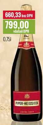 Champagne Cuvée brut Piper-Heidsieck 0,75l