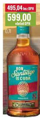 RON SANTIAGO DE CUBA 8YO 0,7l