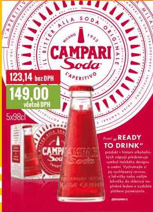 CAMPARI 5x 98cl