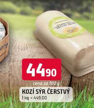 Kozí sýr čerstvý 100g