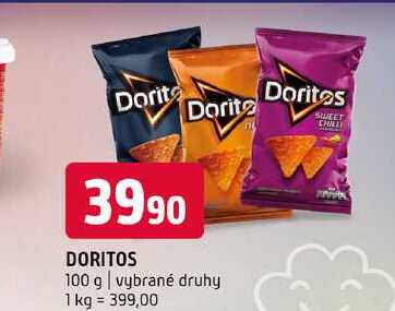 DORITOS 100 g vybrané druhy