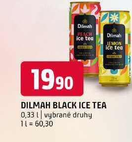 Dilmah black ice tea 0,33l vybrané druhy 