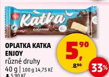 OPLATKA KATKA ENJOY různé druhy, 40 g 