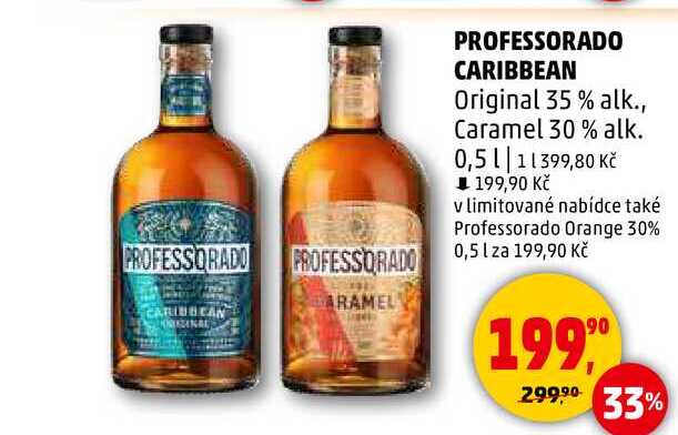 PROFESSORADO CARIBBEAN Original 35 % alk., 0,5 l 