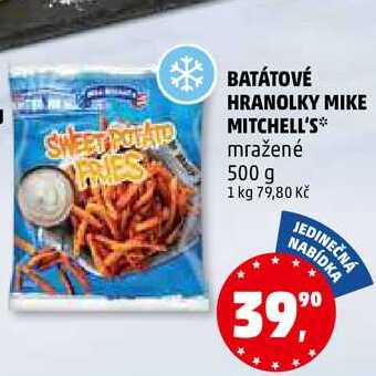 BATÁTOVÉ HRANOLKY MIKE MITCHELL'S mražené, 500 g 