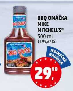 BBQ OMÁČKA MIKE MITCHELL'S, 300 ml 
